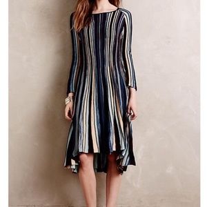 Anthropologie Moth Striped Sweater Dress  NWT